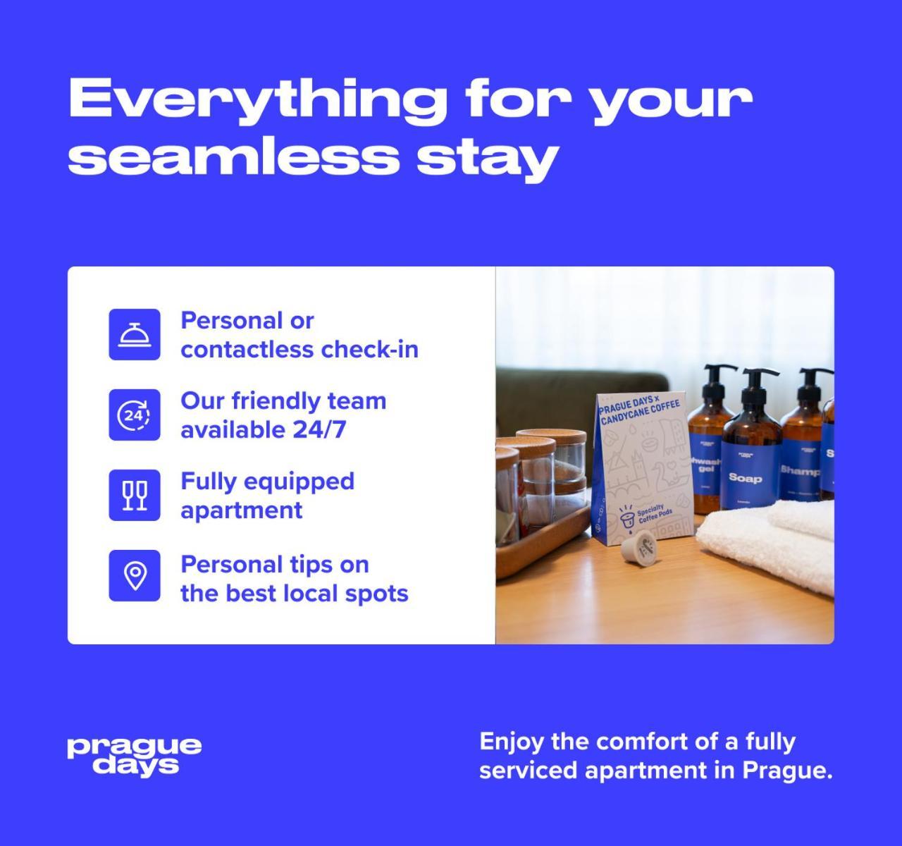 Designer Apartments In New Town By Prague Days - "Included Everything We Needed And More" Ngoại thất bức ảnh